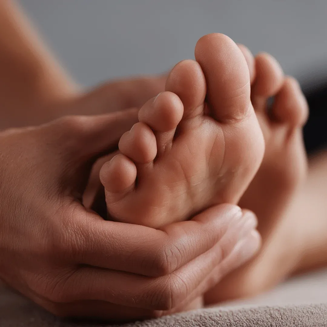 pediatric patient receiving tui na therapy