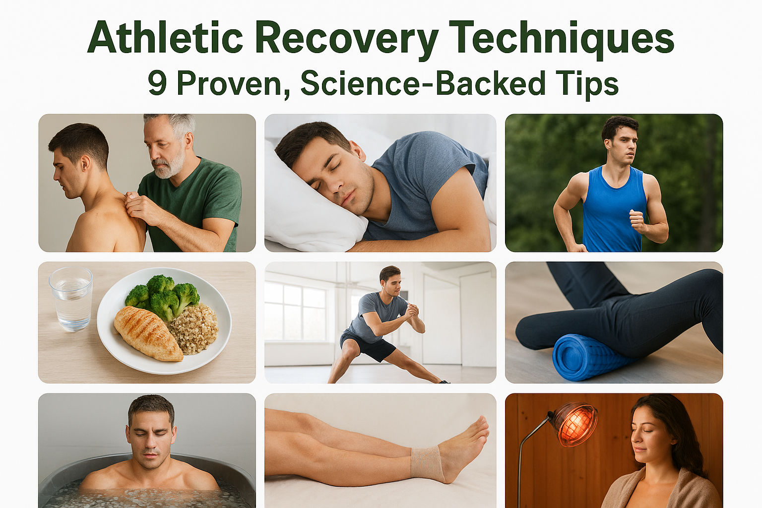Athletic Recovery Techniques: 9 Proven, Science-Backed Tips