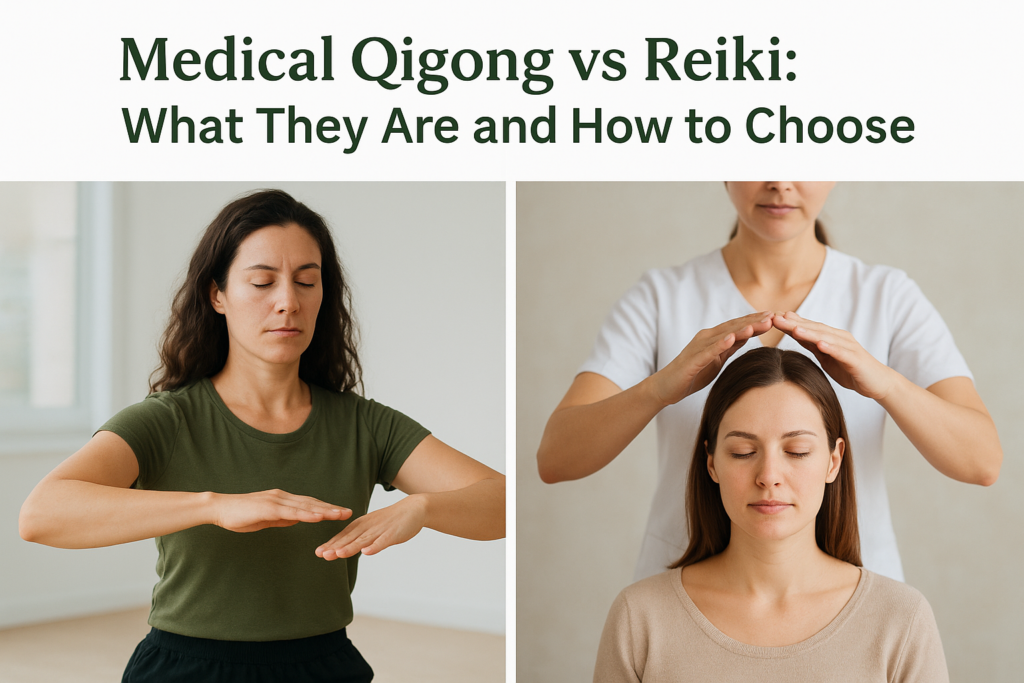 Medical Qigong vs Reiki: What They Are and How to Choose